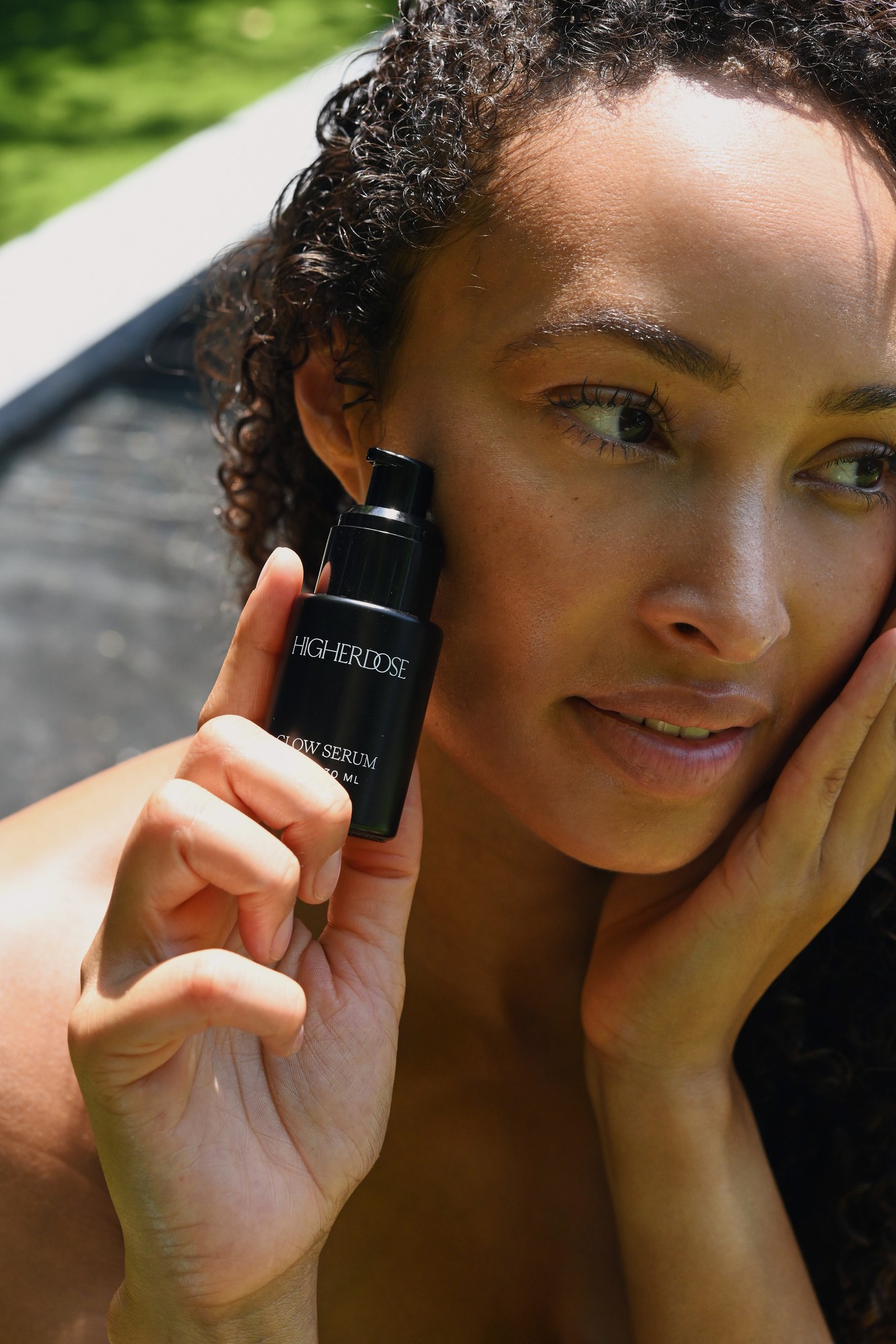 HigherDose campaign, infrared sauna blanket, wellness editorial