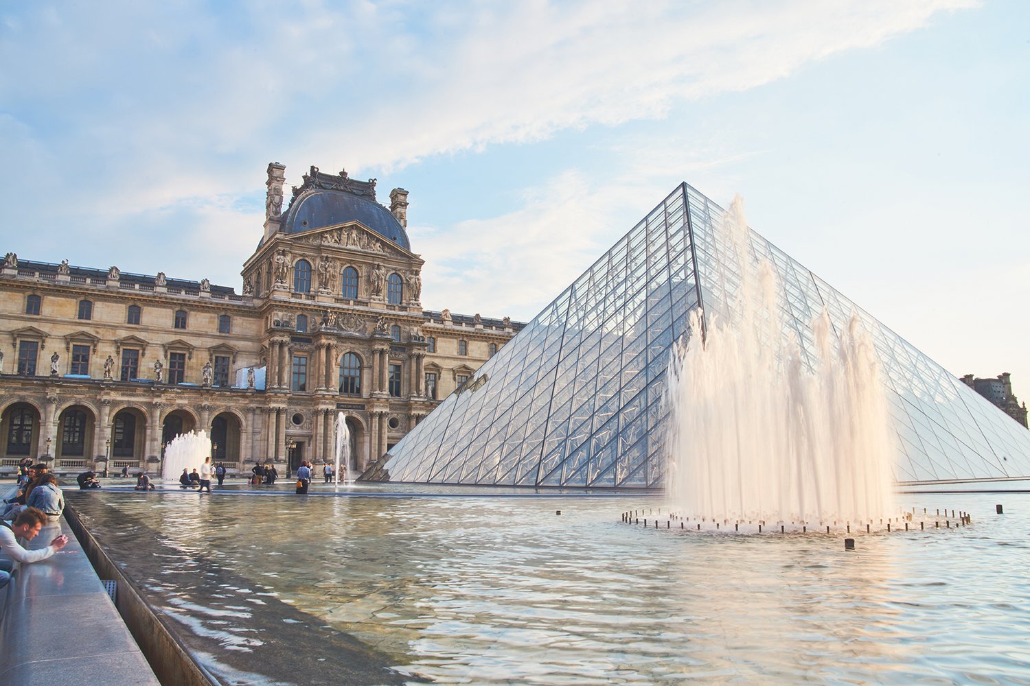 Paris streets, golden hour, warm tones